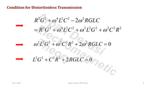 Distortionless Transmission Line | PDF