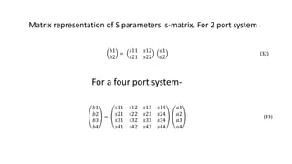 Two Port System Examples Transmission line reflection coefficient, two port S- matrix examples ...