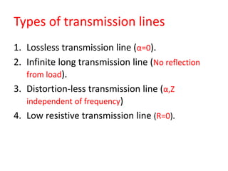 Transmission lines | PPTX