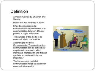 transmission model of communication pdf