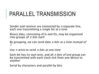 Transmission modes