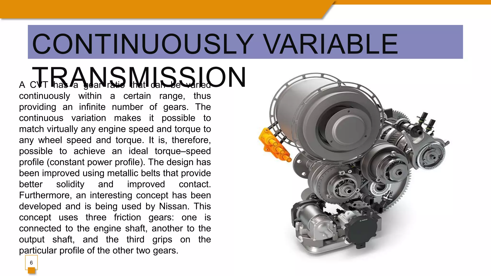 Transmission system of HEV PPT