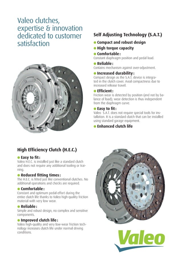 Valeo Transmission Systems Clutch SATHEC valeoscope product focus