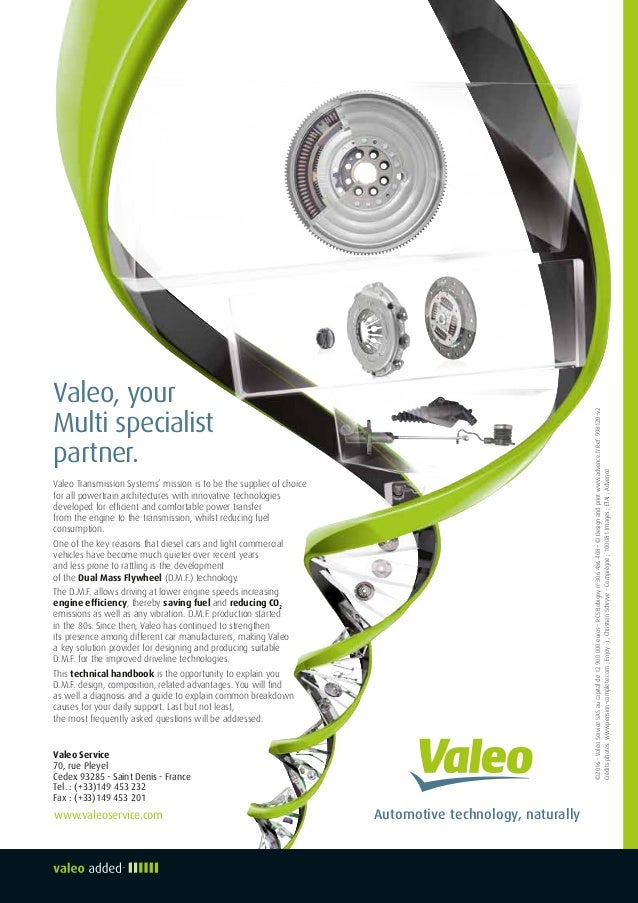Valeo Transmission Systems DualMass Flywheel DMF valeoscope product