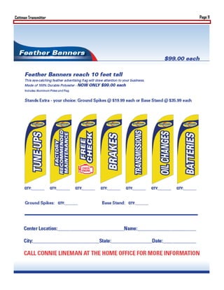 Cottman Transmitter   Page 11
 