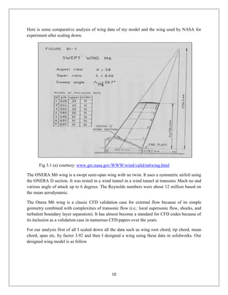 Transonic flow over 3d wing | PDF