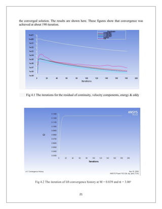 Transonic flow over 3d wing | PDF