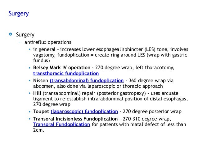 Latest presentation on endoluminal anti-reflux surgery ...