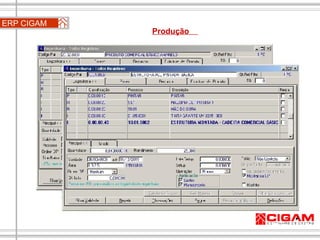 ERP CIGAM Produção  