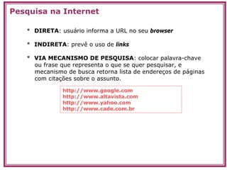 Transpa Redes, Internet