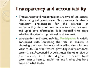 Transparency and accountability regional perspective sodnet rwanda | PPT