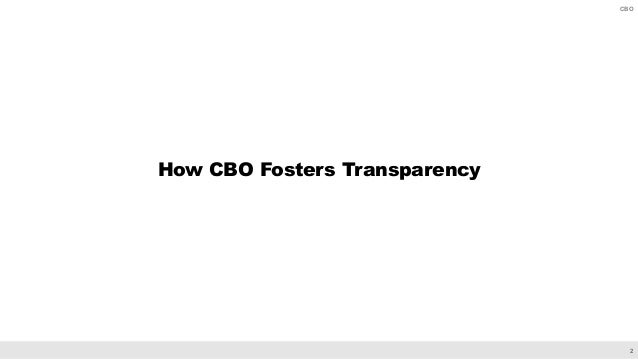Transparency at CBO Slide 3
