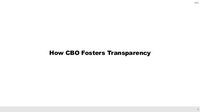 Transparency at CBO Slide 3