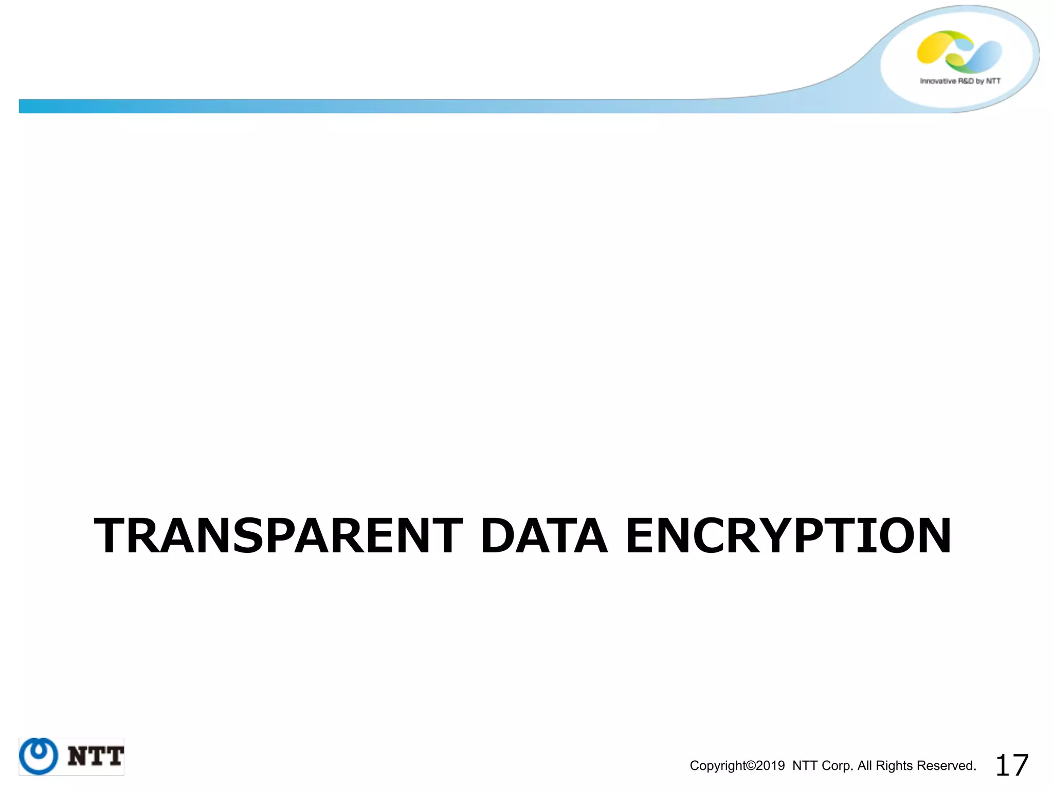 Copyright©2019 NTT Corp. All Rights Reserved. 