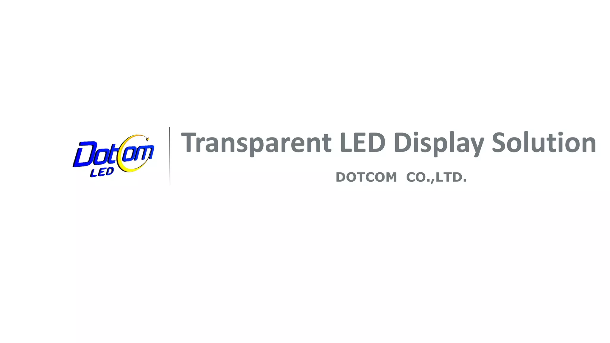 Transparent led display dotcom 2018.06 | Malls & Shopping Centers ...