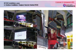 A pioneer in transparent LED!
 