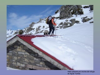 Make pasando por encima del refugio de Aguas Tuertas 