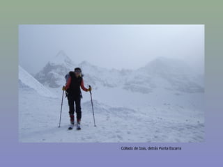 Collado de Izas, detrás Punta Escarra 