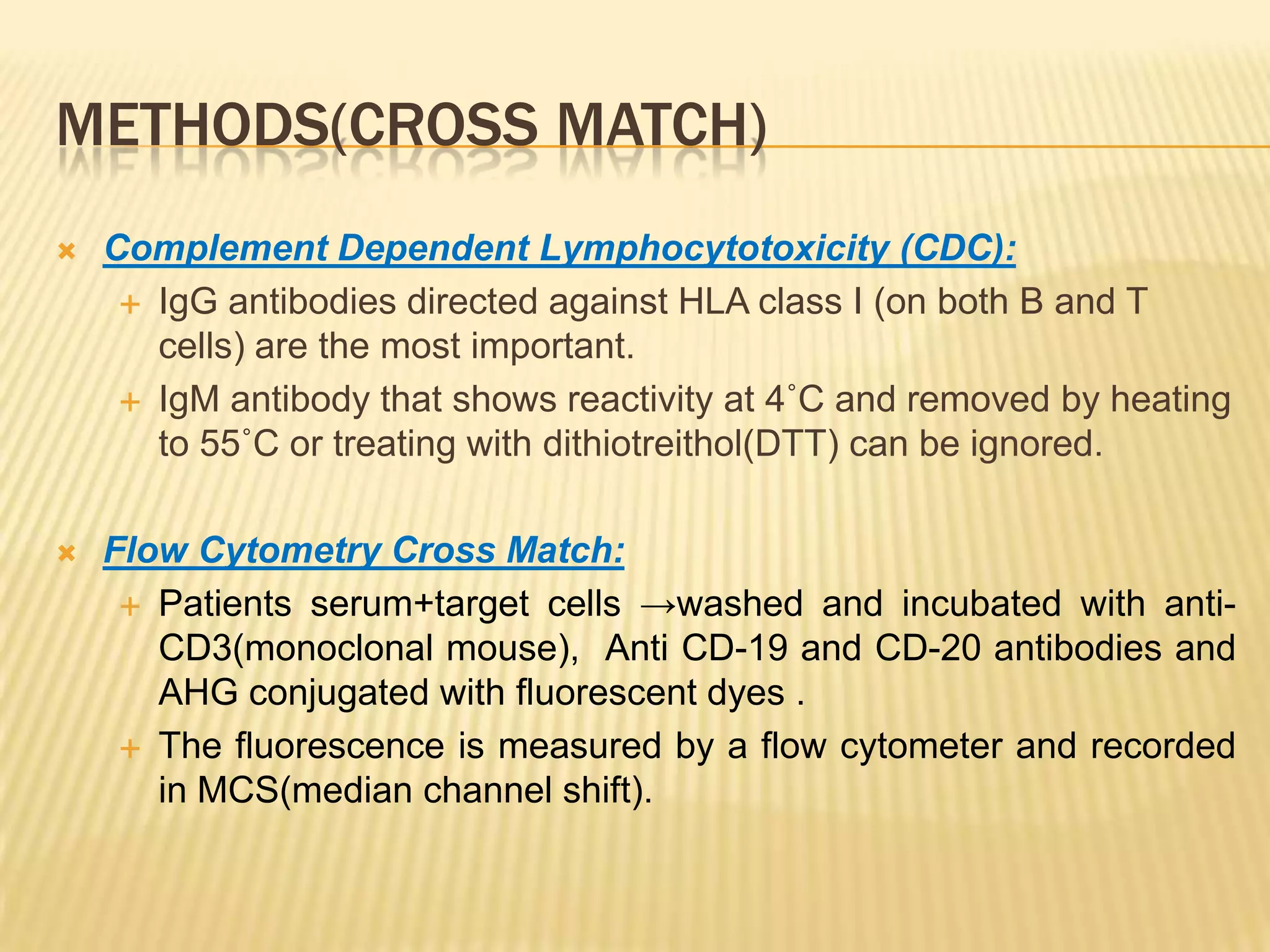 Interpretation of an hla typing reportExample:                HLA phenotypeIndividual 1   ->   A1,A24;   B8, B44;    DR4, DR15Individual 2   ->   A1, A3;    B7, B8;       DR4, DR12Common  Alleles: A1, B8, DR4If the two individuals are related(siblings, parent-child), these three shared alleles is most probably the common shared haplotype and thus this should be interpreted as: “ONE HAPLOTYPE MATCH”If they are unrelated then there are three shared alleles. This should then be interpreted as : “THREE ANTIGEN MATCH or THREE NATIGEN MISMATCH”