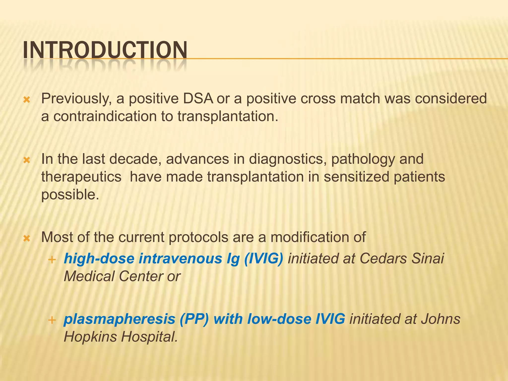 Solid phase assaysThese assays use HLA antigens on various platforms. The tests fall into three general categories: Using mixture of the HLA class I or class II antigens from several individuals. Using class I or class II HLA antigens for a single individual.Using a single HLA antigen produced through recombinant DNA technology.