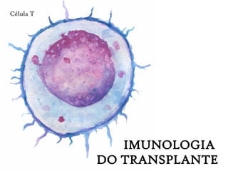 IMUNOLOGIA
DO TRANSPLANTE
Célula T
 