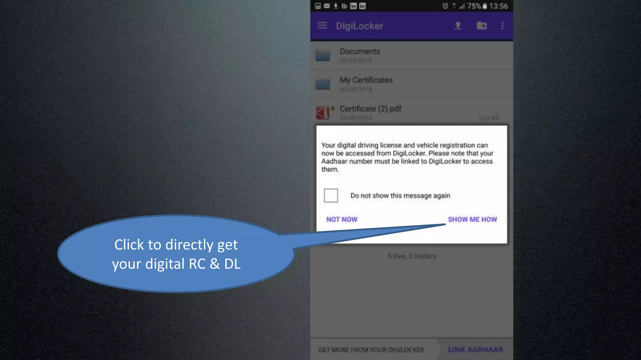 Click to directly get
your digital RC & DL
 