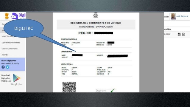 how users can get their digital driving license vehicle registratio