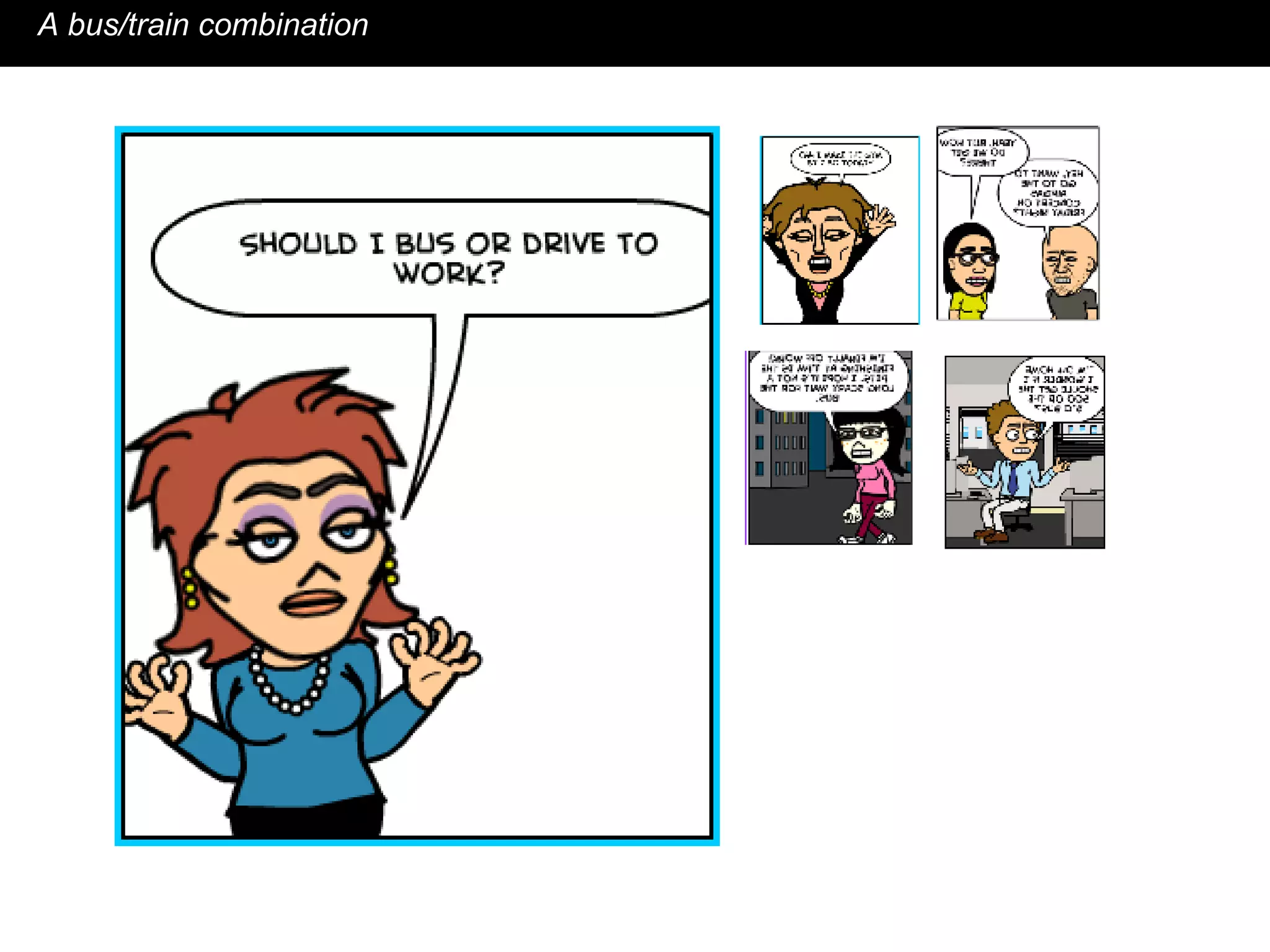 A bus/train combination 