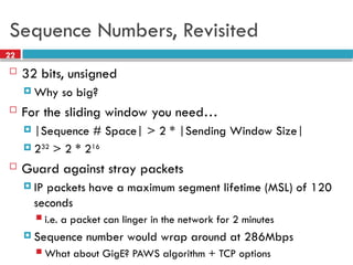 Advanced Computer Networks Containing TCP | PPTX