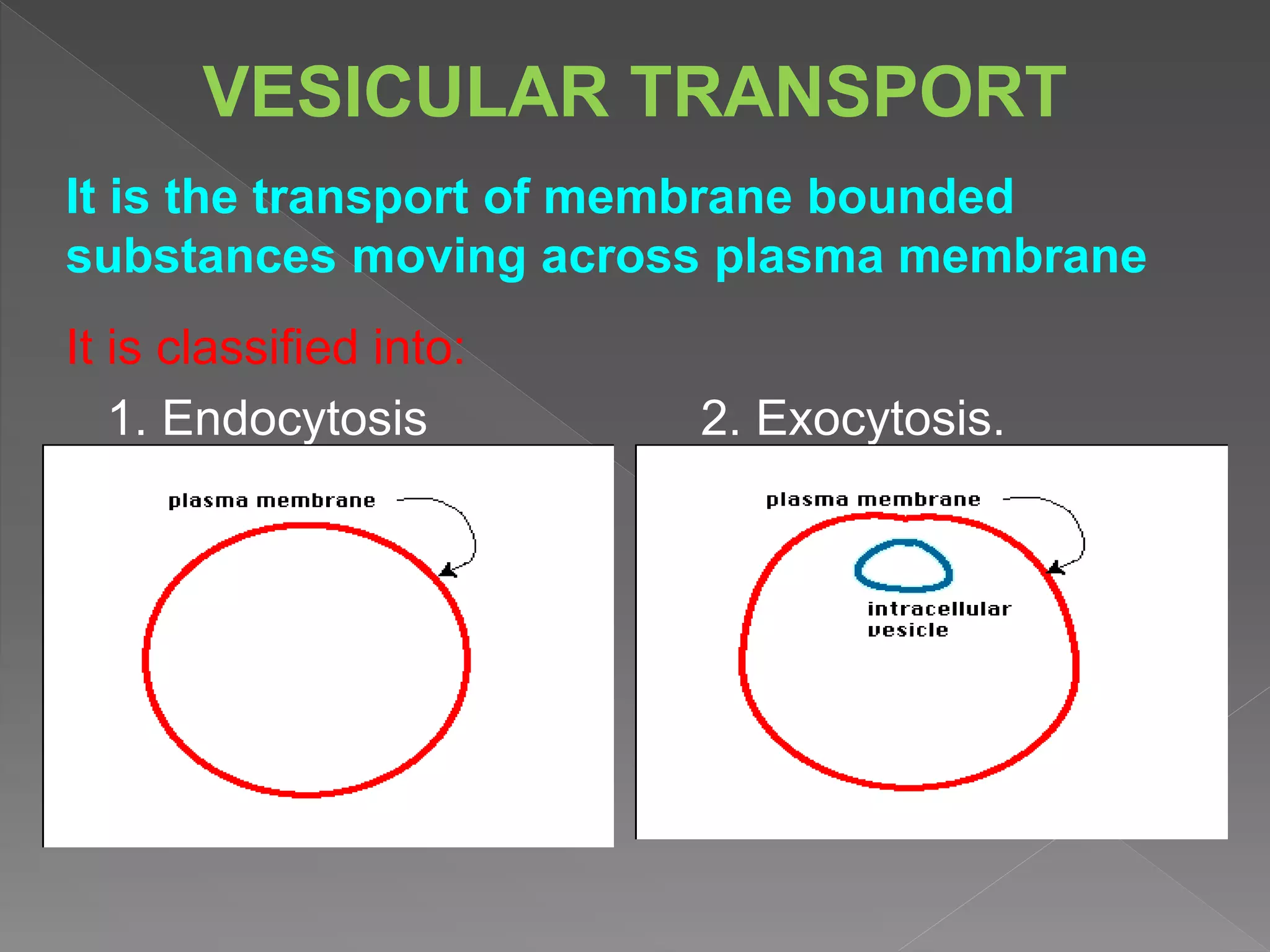 Transport across membrane | PPTX