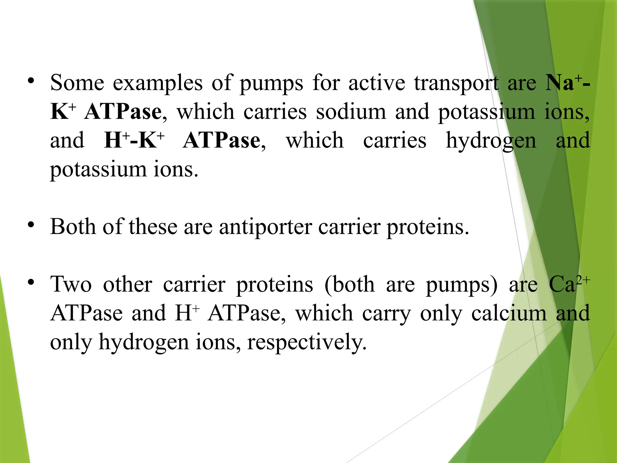 Transport across membrane active passive transport and other examples ...