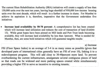 Transport and housing