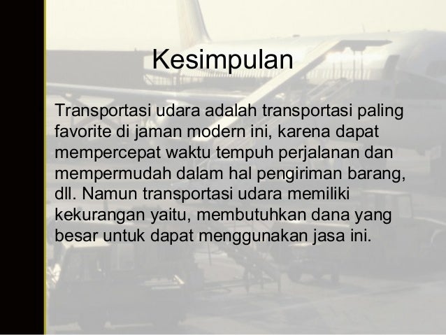 Moda Transportasi Udara By Hafiz Hrp