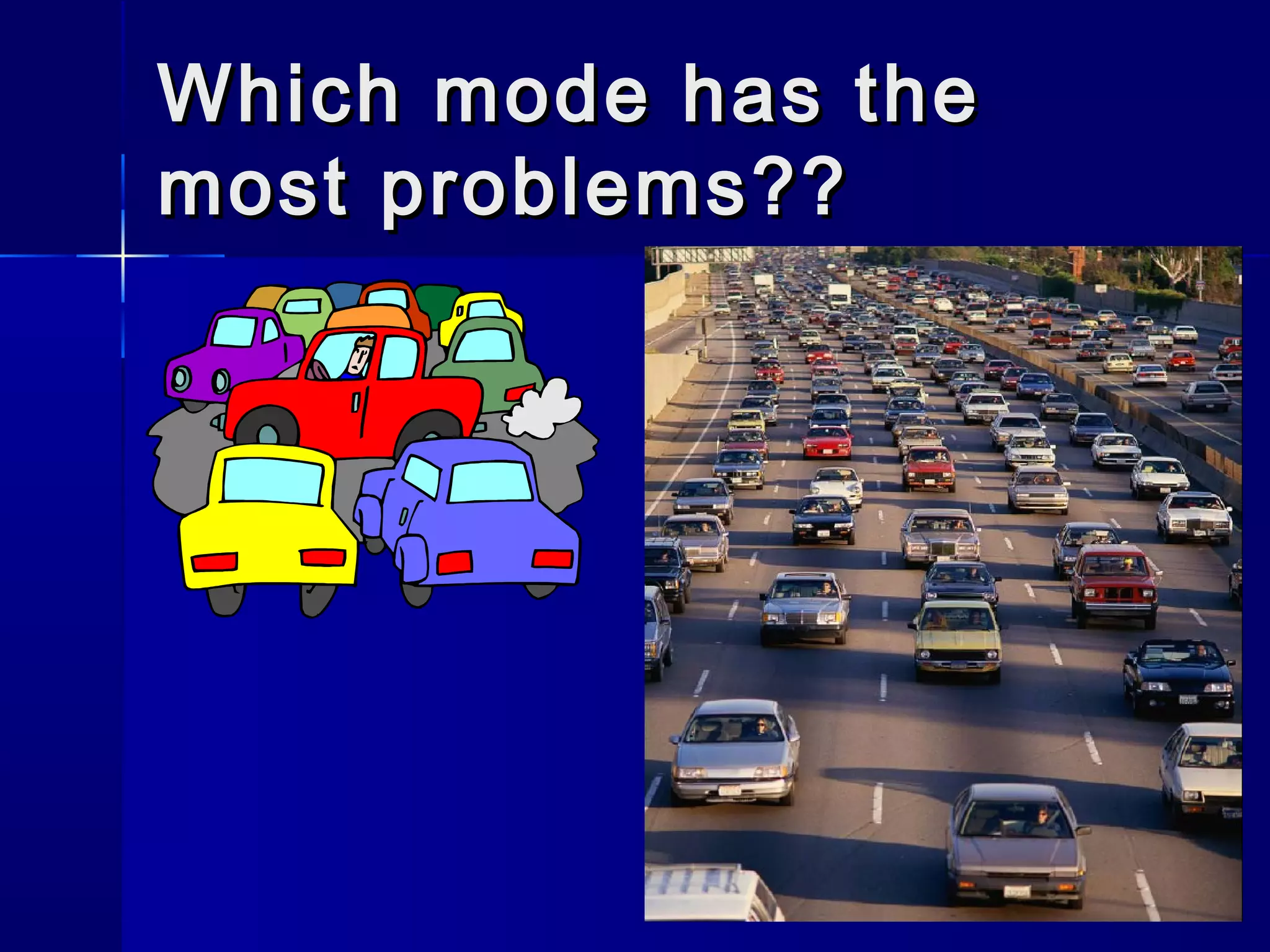 1818
Which mode has theWhich mode has the
most problems??most problems??
 