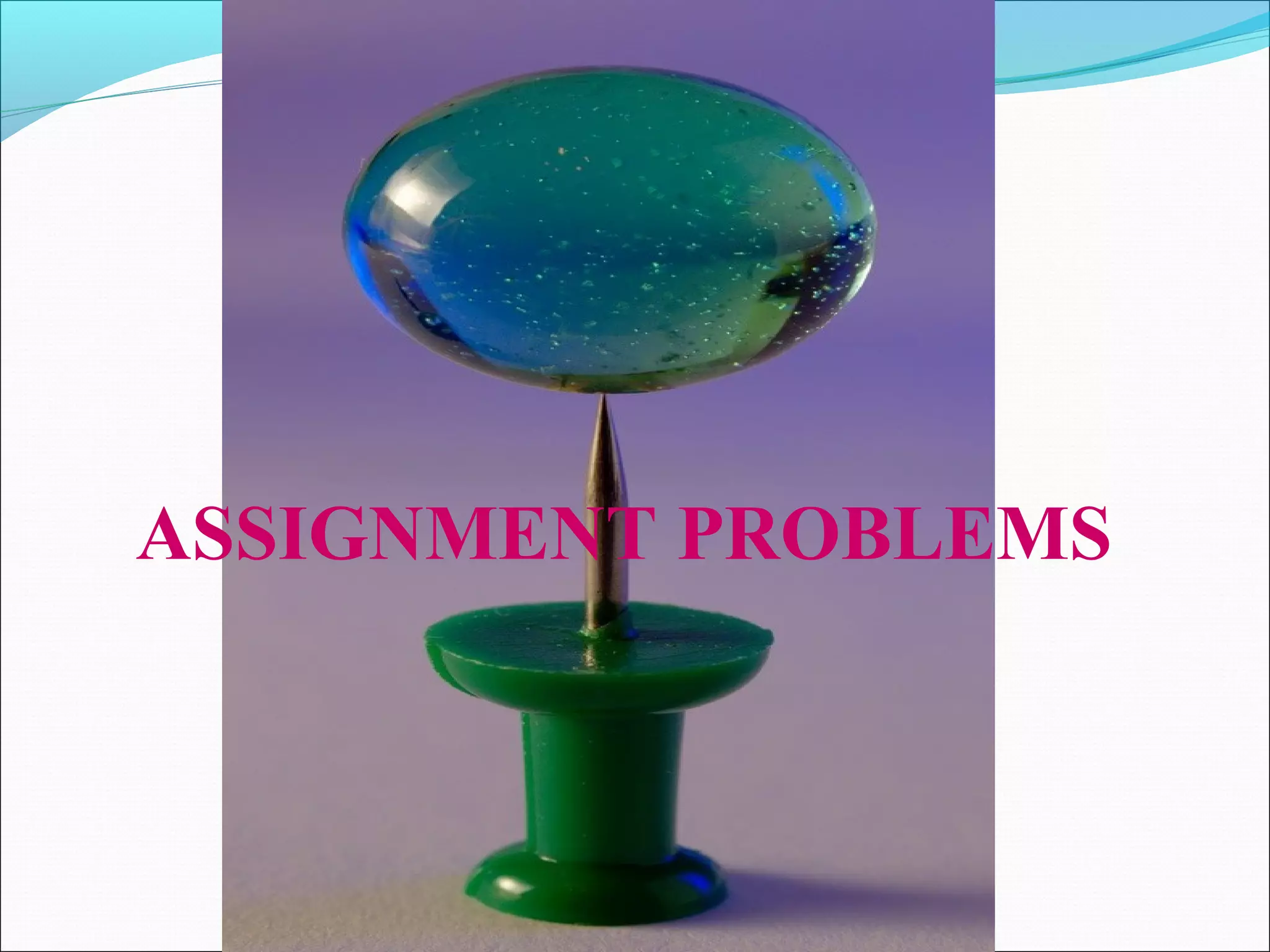 Transportation model and assignment model | PPT