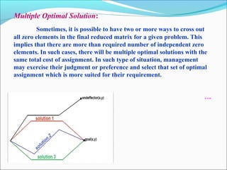 Transportation model and assignment model | PPT