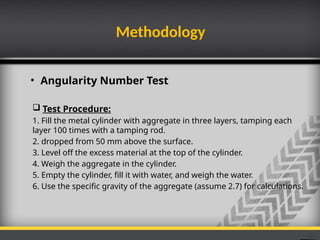 Comprehensive Aggregate Quality Evaluation for Road Construction in ...