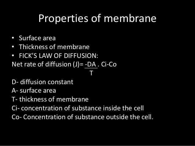 Transportation across cell membrane