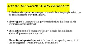 Transportation Algorithm in Engineering Operation Research.pptx