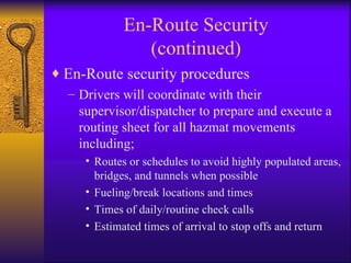 Transportation And Facility Security | PPT