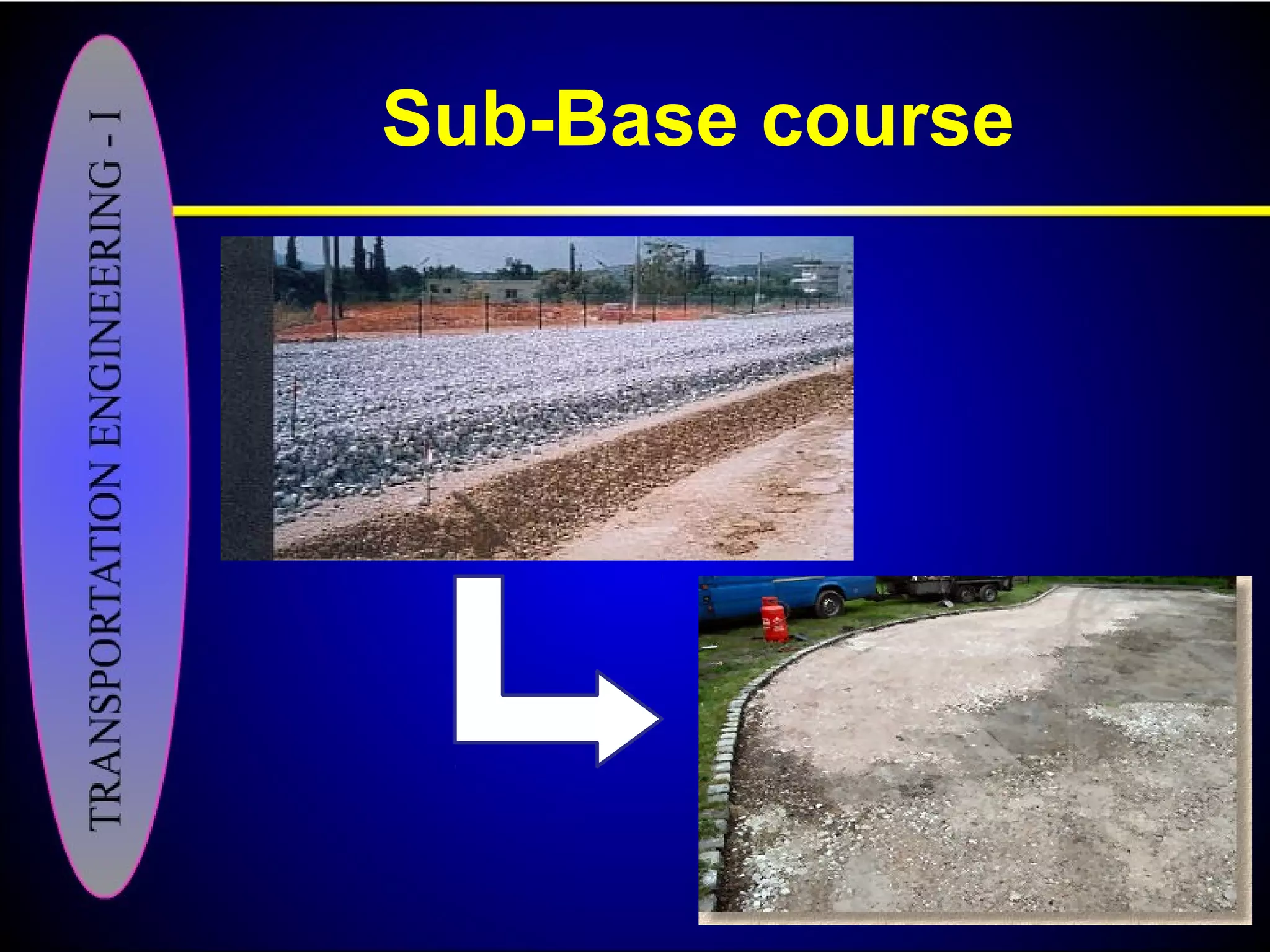 Sub-Base course
 
