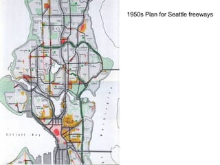 1950s Plan for Seattle freeways
 