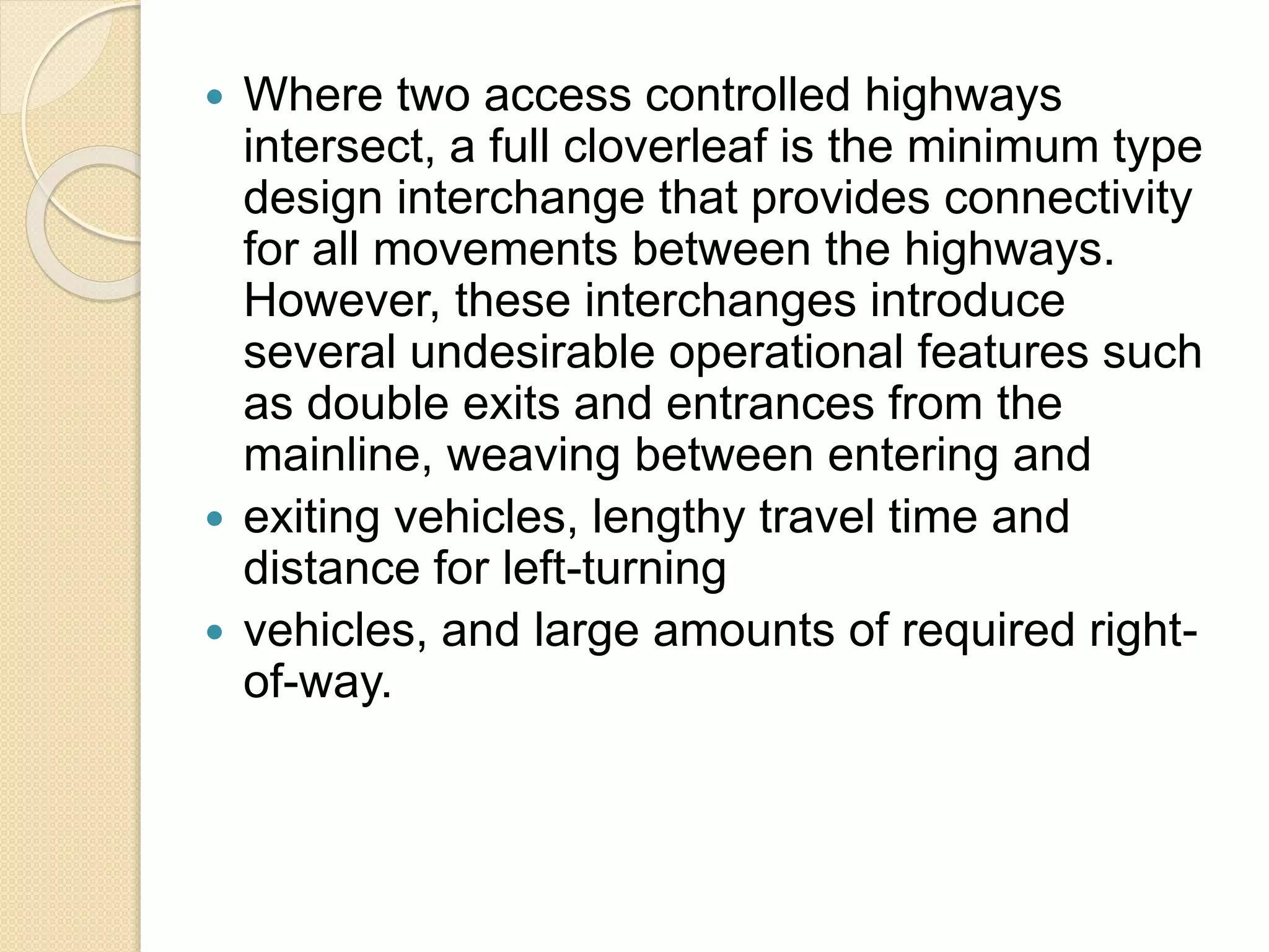 Interchanges and its Types of interchanges | PPTX