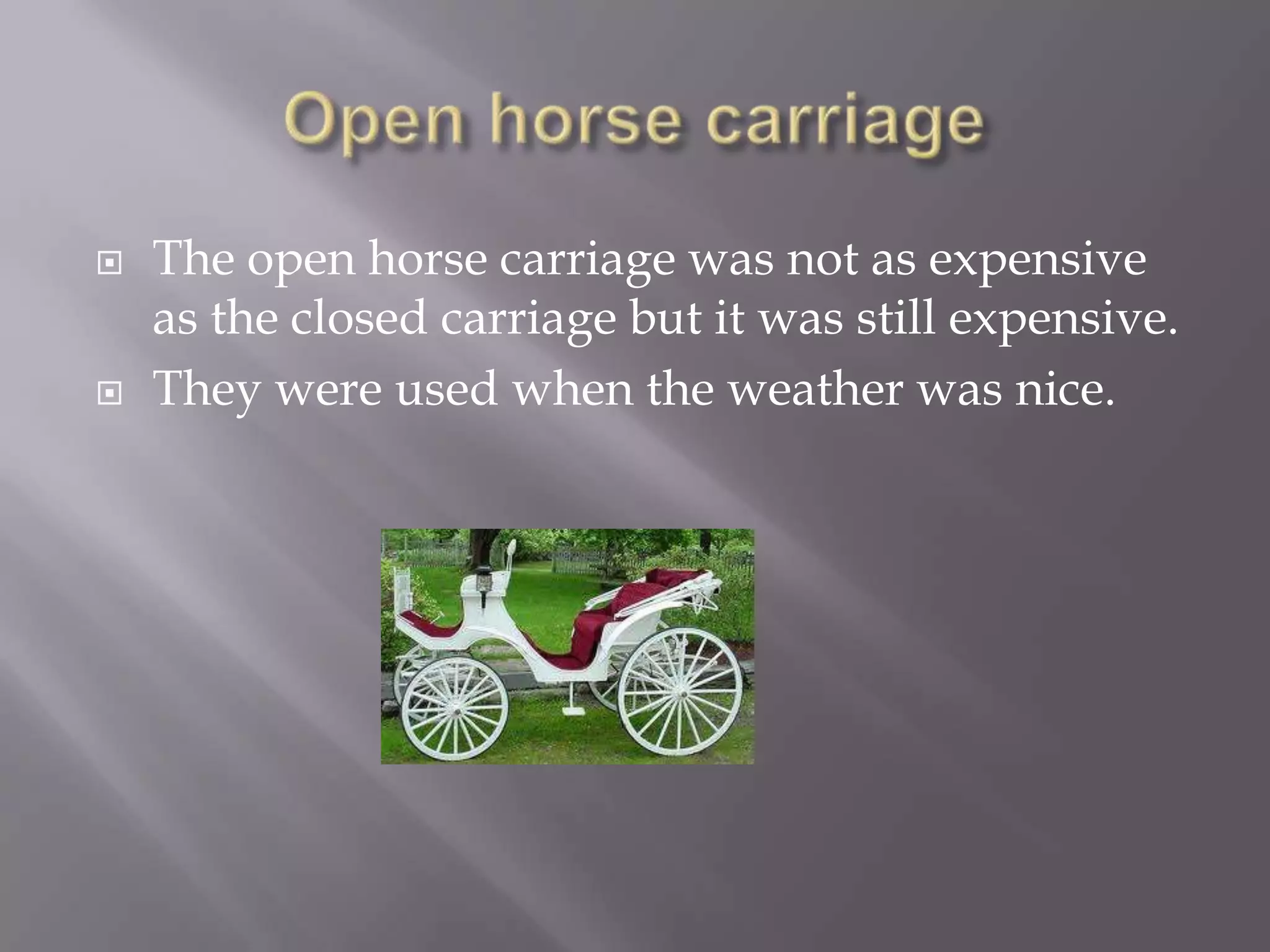 Transportation from the victorian era | PPTX
