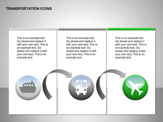 Transportation Icons | PPT