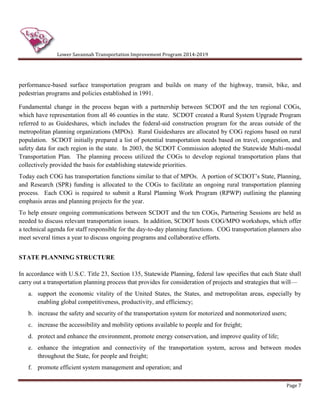 Program Support Cogs Transportation Improvement Program 2014 - 2019 | PDF