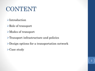 Transportation in supply chain | PPTX