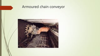 Transportation in underground mines | PPTX