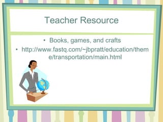 Transportation lesson | PPT
