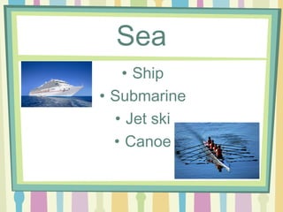 Transportation lesson | PPT